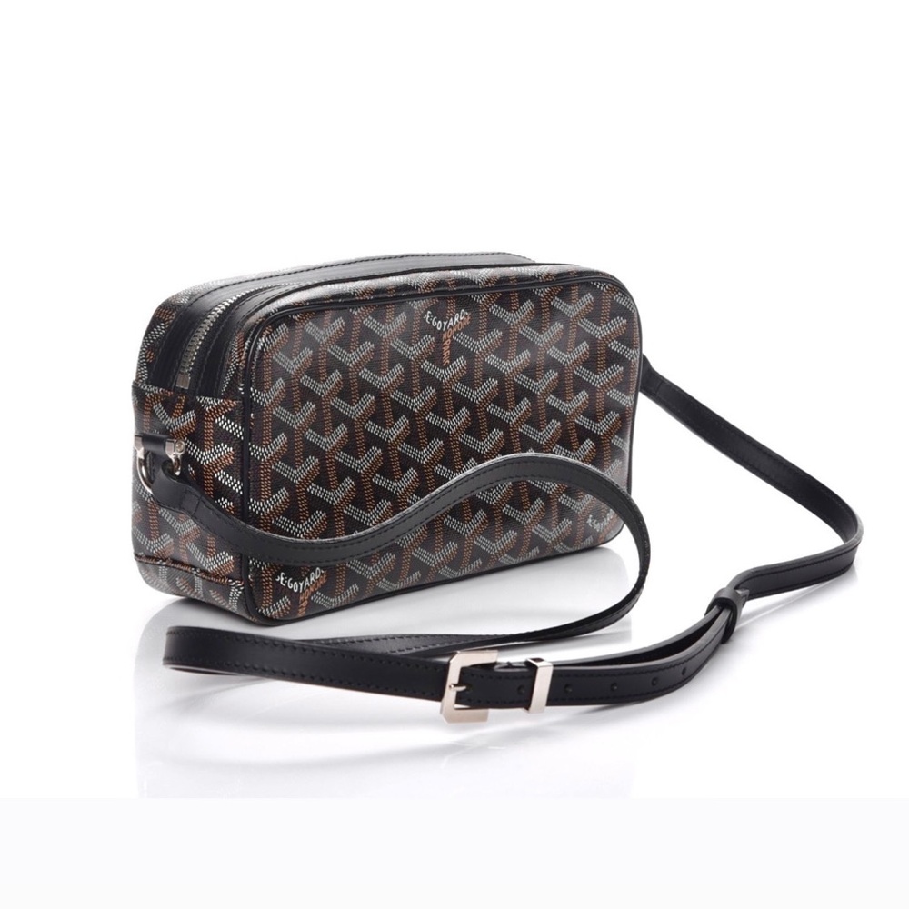 Goyard Cap Vert Crossbody in Black